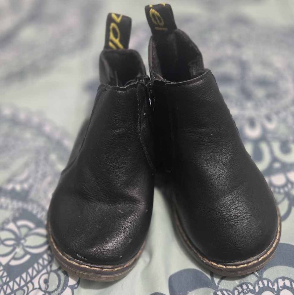 Black Kids Boots - Size 9/9.5
